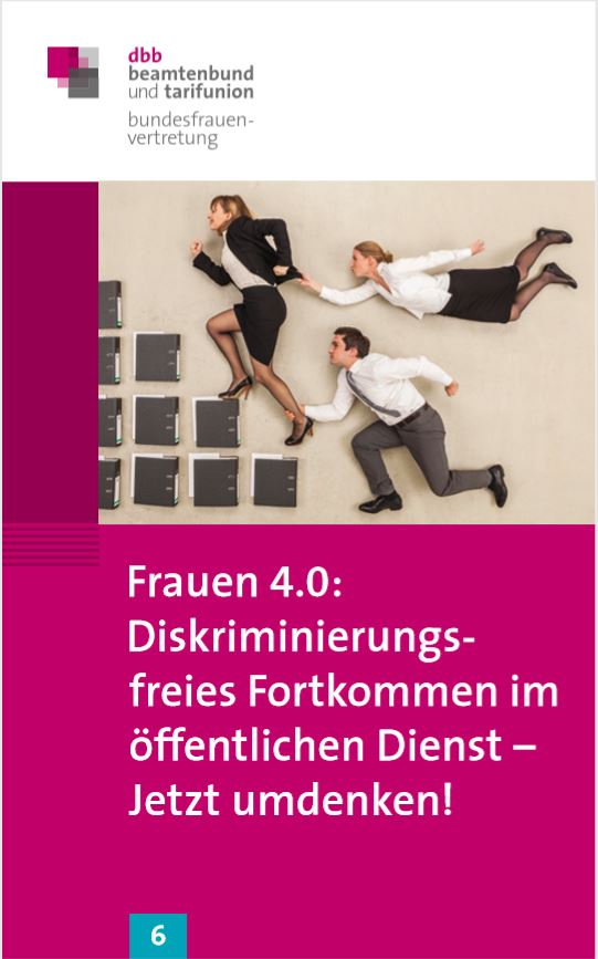 Mehr über den Artikel erfahren Neue Broschüre: Diskriminierungsfreies Fortkommen im öffentlichen Dienst – Jetzt umdenken!