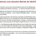 Corona: Beihilfestelle stockt Personal auf, Beihilfeanträge werden priorisiert