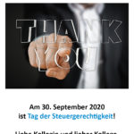 „Tag der Steuergerechtigkeit“ am 30. September „Komm ins Team Steuergerechtigkeit!“