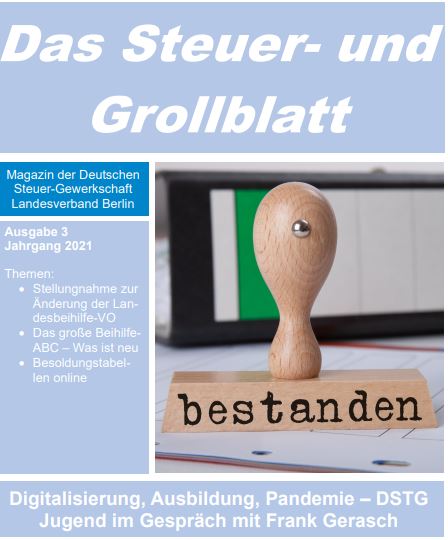 Mehr über den Artikel erfahren Steuer- und Grollblatt 3/2021 online