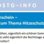 Sommer, Sonne, Sonnenschein – DSTG Berlin informiert zum Hitzeschutz