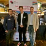 v.l.n.r. Oliver Thiess, Finanzsenator Daniel Wesener, Detlef Dames